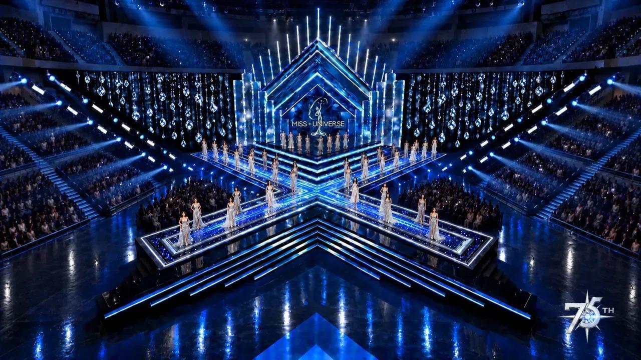 Miss Universo revela escenario vanguardista para la celebración del 75 aniversario