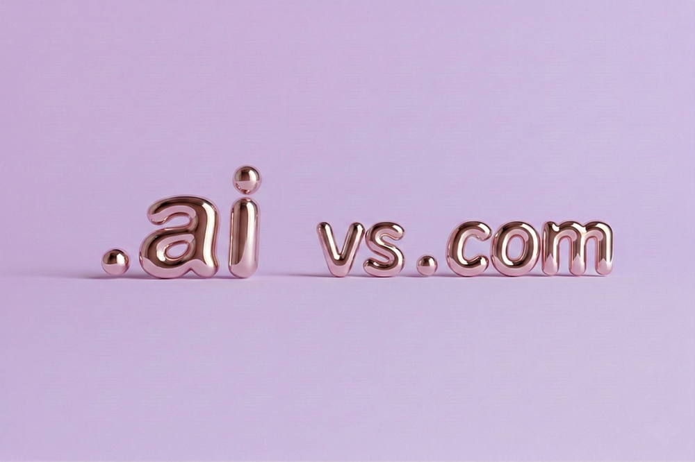 .ai vs .com: which domain is right for your site?