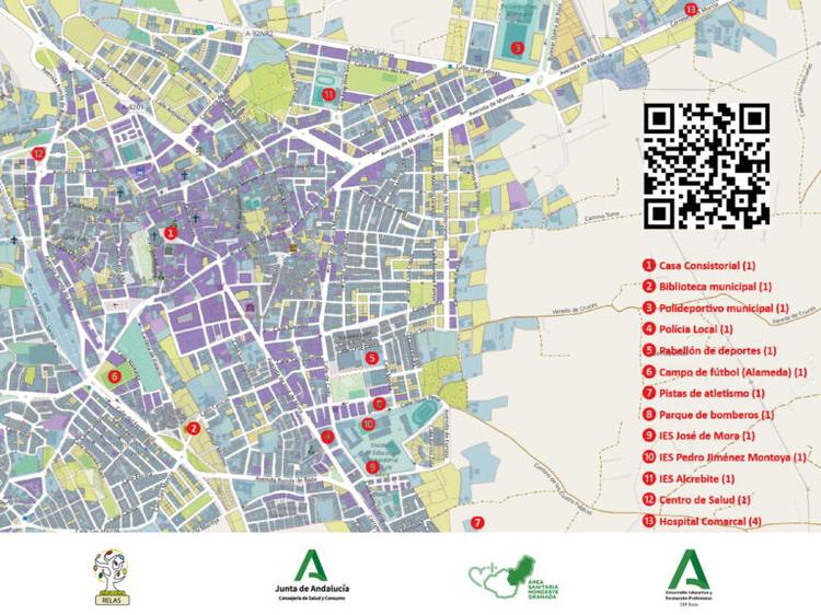 La concejalía de Salud ha elaborado un mapa con la situación de los desfibriladores a disposición de los ciudadanos en instalaciones públicas del municipio