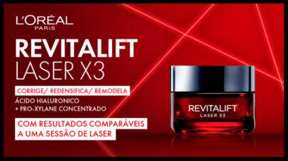 Oferta do dia: 44% de desconto no creme facial Revitalift Laser da L’Oréal