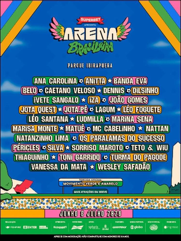 Agenda Ivete Sangalo Junho 2026