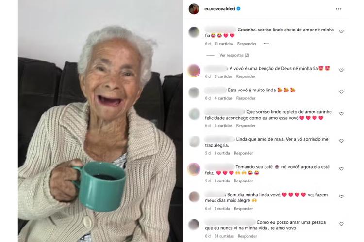 Morre Valdeci Laurinda, vovó influencer do interior de SP que somava milhões de seguidores nas redes sociais