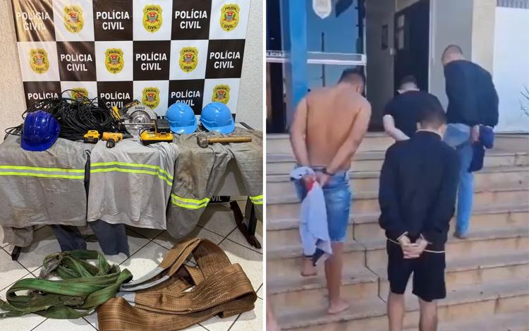 Sete pessoas são presas suspeitas de integrar grupo que furtava cabos metálicos em Barretos, SP