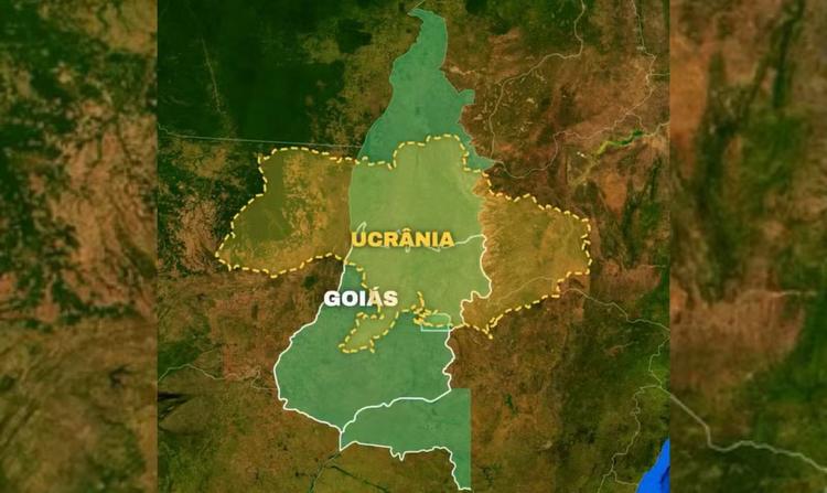 Goiás maior que a Ucrânia? Vídeo mostra perda de território do estado do século XIX até os dias atuais