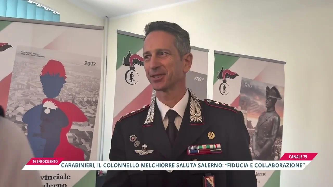 Carabinieri: il colonnello Melchiorre saluta Salerno, il bilancio dopo 4 anni
