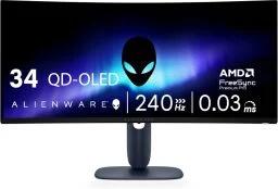 the Alienware 34 240Hz QD-OLED Curved Gaming Monitor (AW3425DW)