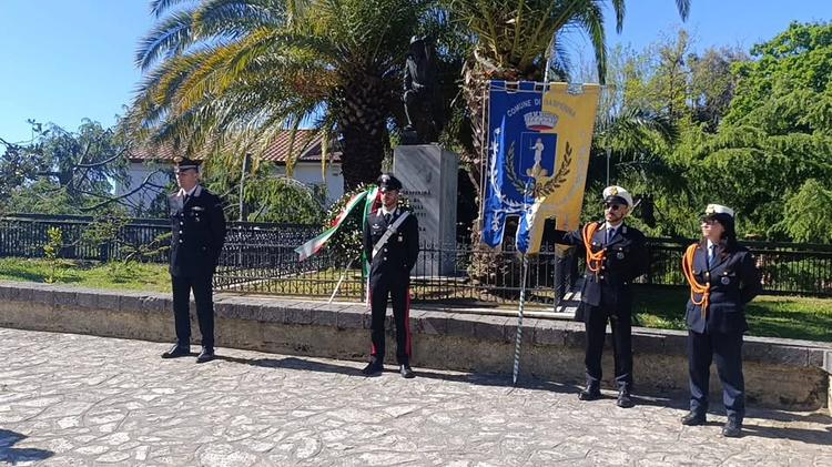 #ComuneGasperina #25aprile  Commemorazione del 25 aprile a Gasperina.