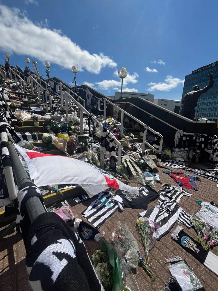 Kevin Keegan Tributes St James' Park Newcastle United