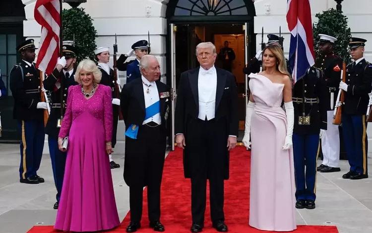 Trump alla cena con re Carlo, "Gli Usa hanno sconfitto l'Iran"