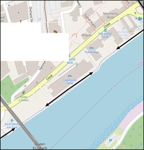 Part 5 of the Newcastle Quayside Run 10km along Quayside under Queen Elizabeth II Bridge
