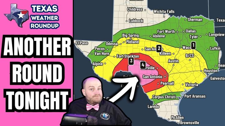 Texas Flooding Continues: More Heavy Rain Tonight & Thursday