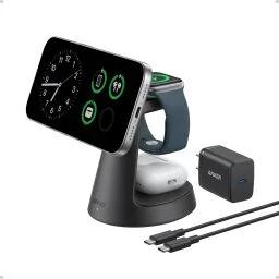 The Anker Qi2 MagGo 3-in-1 Charging Station