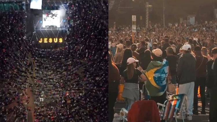 Culto ao entardecer reúne mais de 20 mil pessoas na Serra Gaúcha: “Jesus esteve presente”