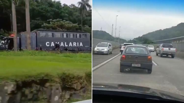 Polícia procura por homens que tentaram fazer emboscada na Rodovia dos Imigrantes