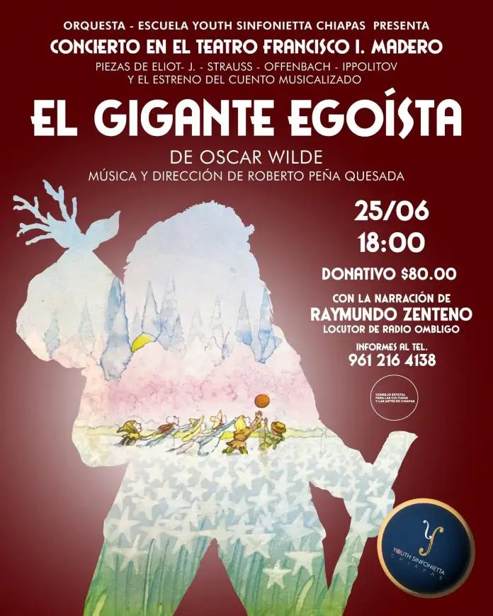 ¡Una tarde de magia y música! “El Gigante Egoísta” llega al Teatro Francisco I. Madero