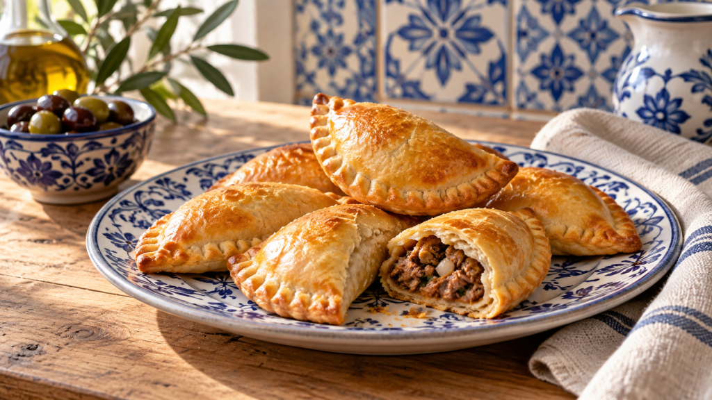 Pastéis de Massa Tenra — Chaussons portugais à la viande