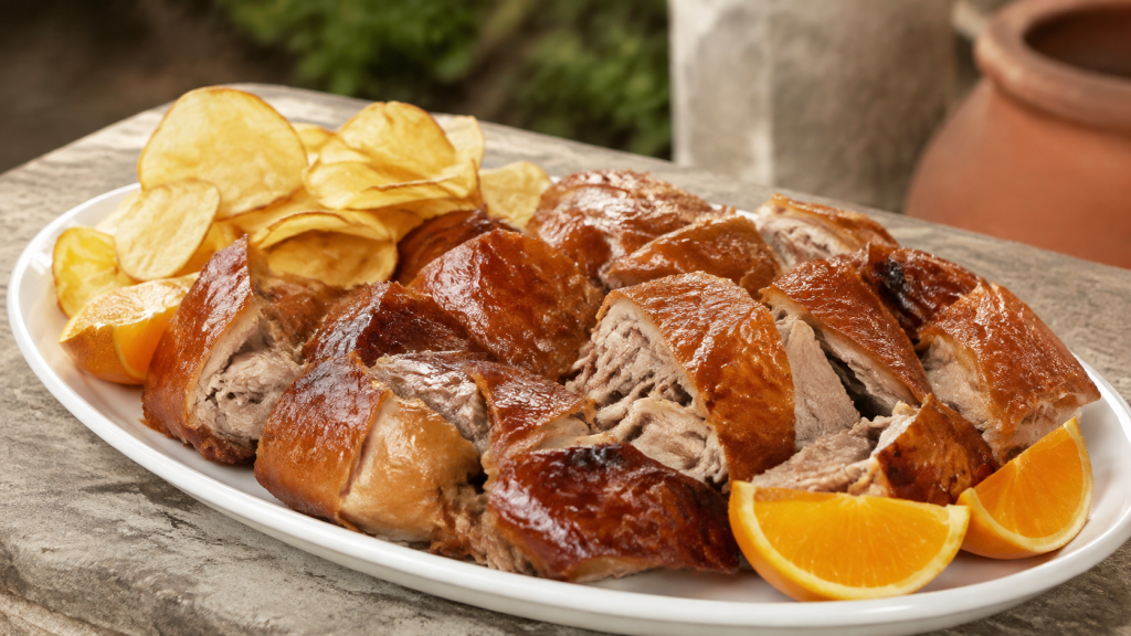 Leitão Assado da Bairrada — Cochon de lait rôti de Bairrada