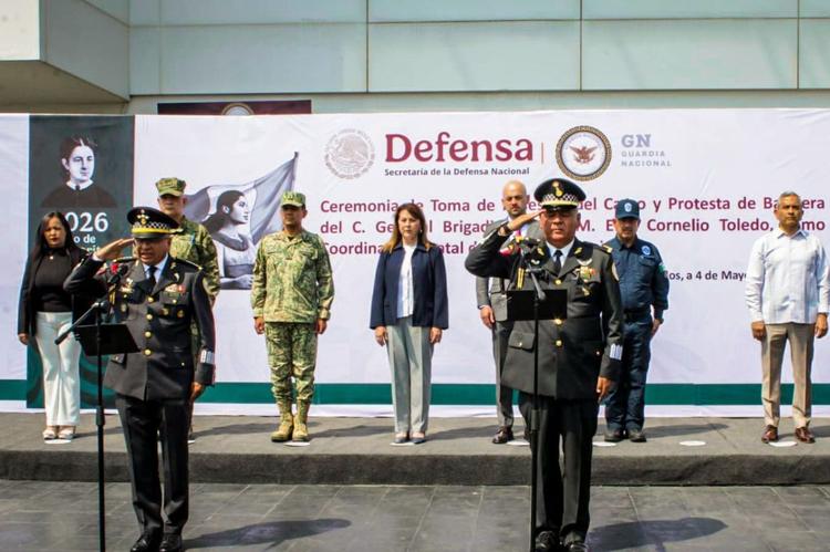 General Eloy Cornelio Toledo toma las riendas de la Guardia Nacional en Morelos