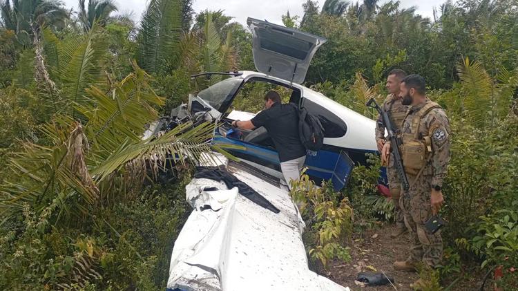 Avião com quatro pessoas a bordo cai em Carutapera, no MA