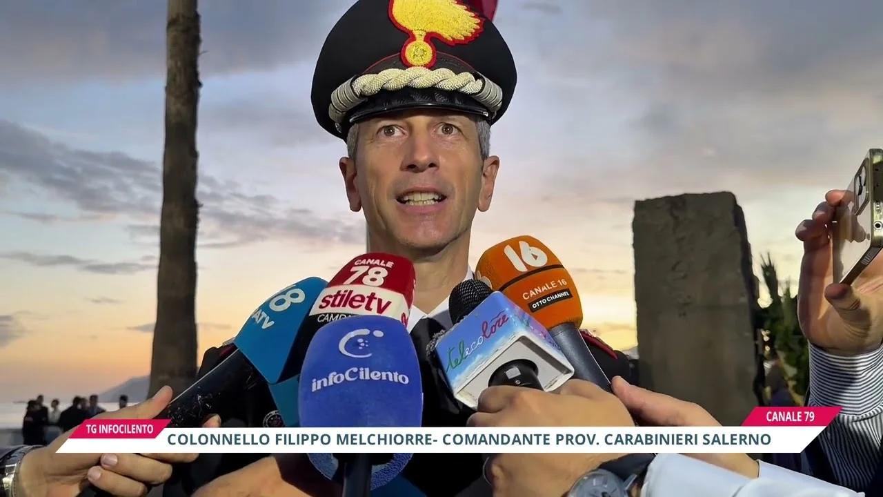 A Salerno la festa dell’Arma, Colonnello Melchiorre: «si è Carabinieri sempre»