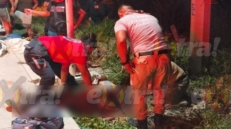 Joven motociclista queda inconsciente tras derrapar en la colonia Alta Vista