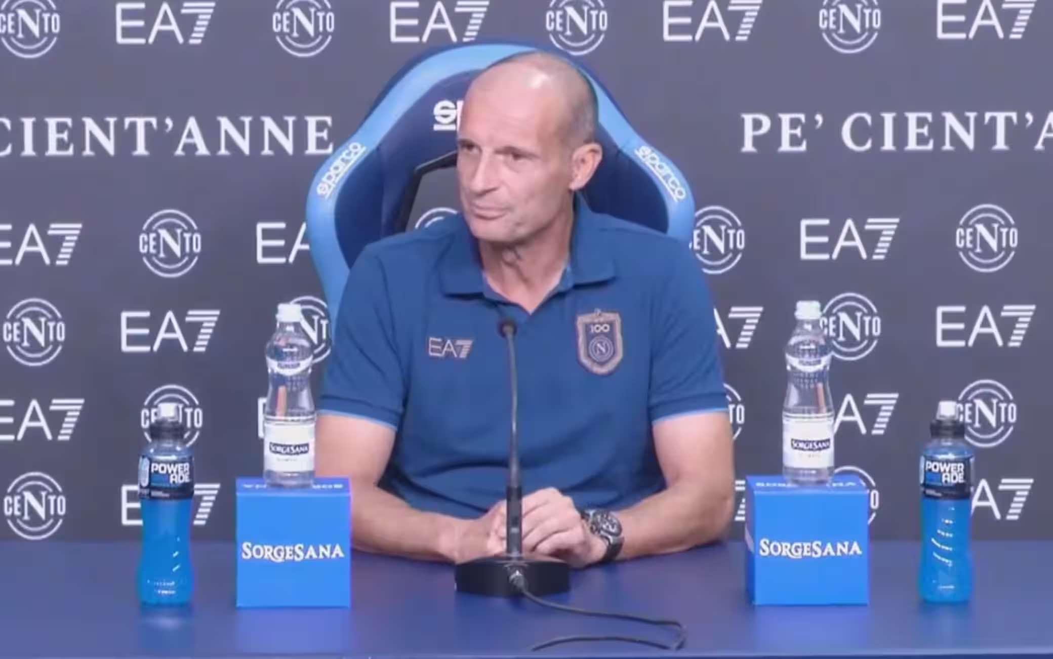 Napoli, Allegri in vista del Monza: “Bisogna stare zitti e migliorare”
