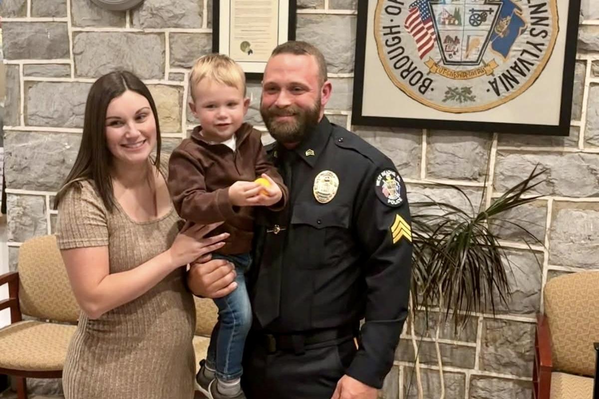 West Reading Police Department promotes Brandon Breitenstein to sergeant