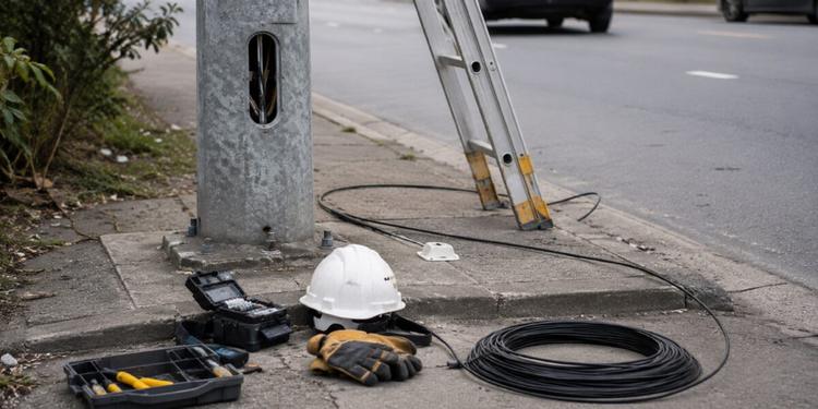 Operaio muore folgorato a Lecce mentre lavora a un impianto per la fibra