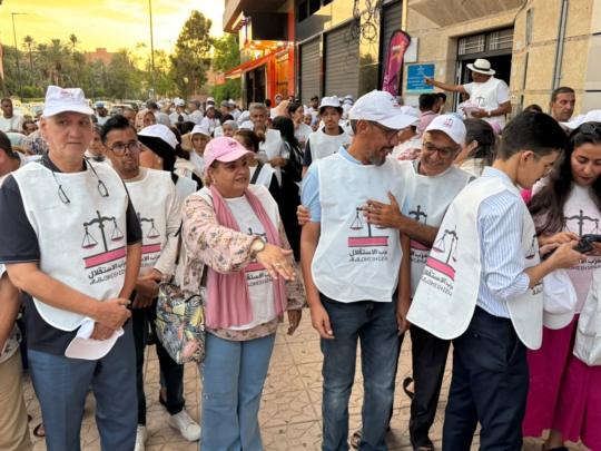 بالصور.. حزب الاستقلال يطلق حملته الانتخابية بالداوديات
