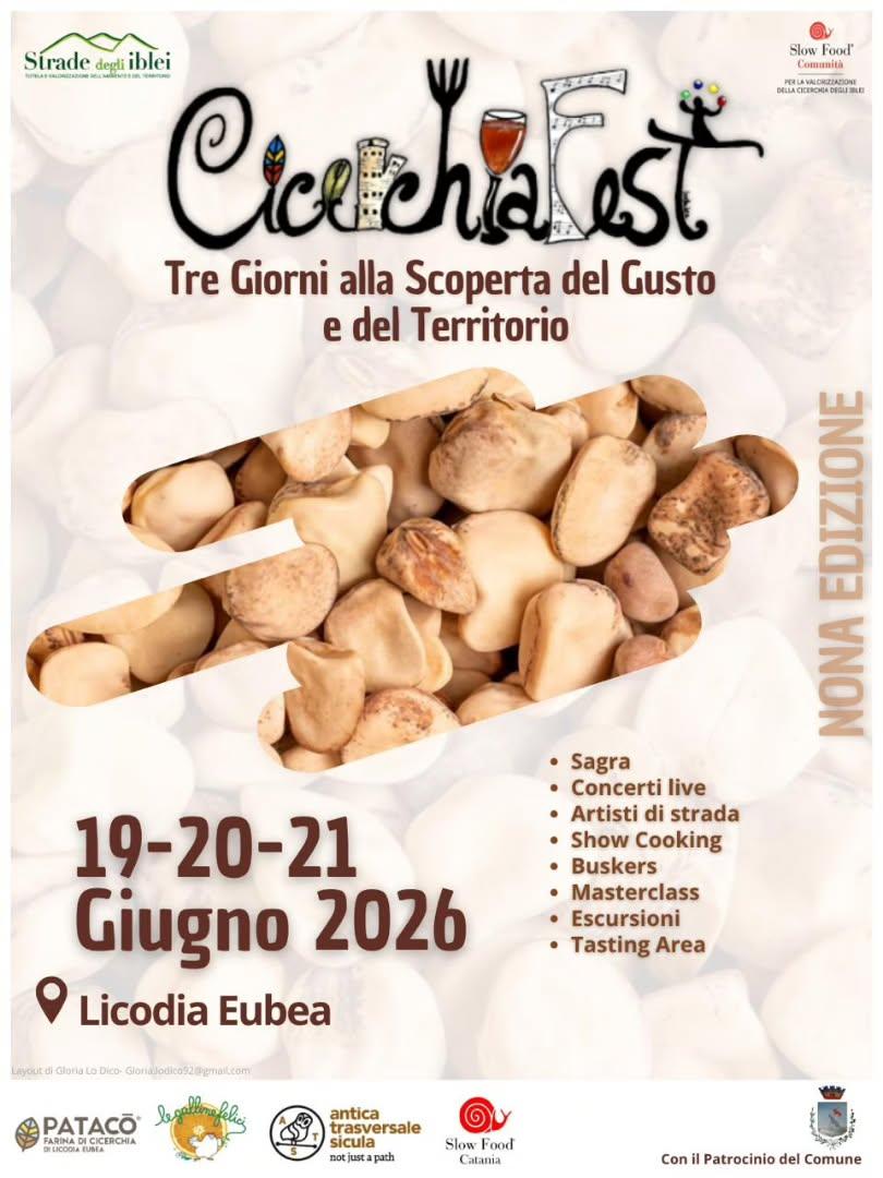 Il CicerchiaFest 2026 è un evento enogastronomico e di arte di strada che si svolgerà tra corso Umberto I e Piazza Garib...