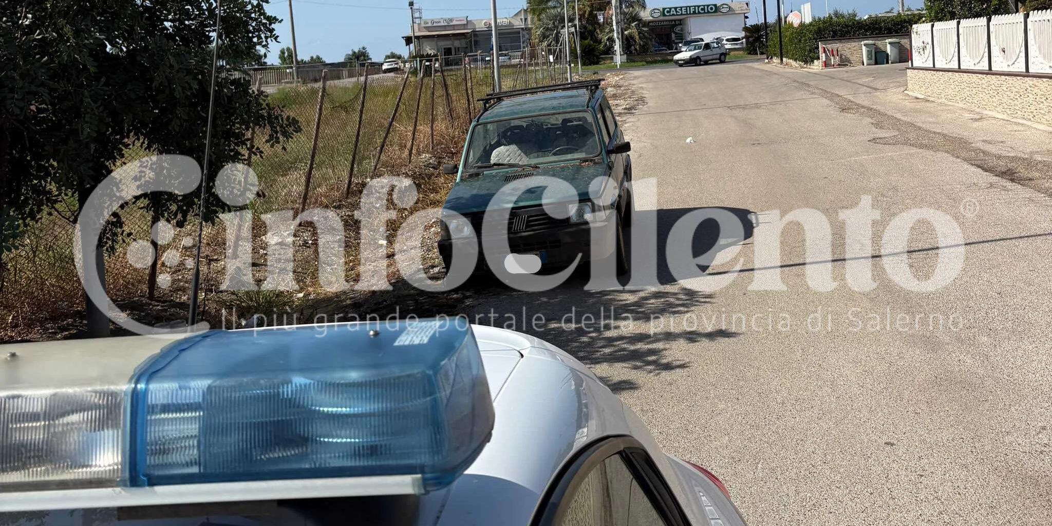 Blitz della Polizia Municipale: auto rubata a Matinella ritrovata a Eboli