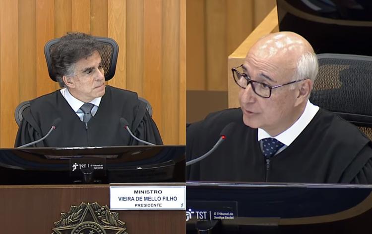Ministros do TST discutem durante sessão sobre divisão entre 'azuis e vermelhos' na Corte
