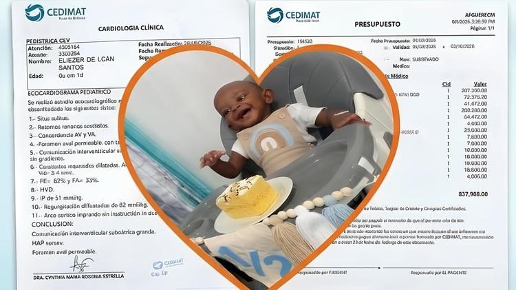 Familia de niño con cardiopatía congénita solicita ayuda para cirugía a corazón abierto