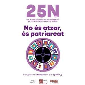 L'Ajuntament de Girona commemora el 25N reivindicant el testimoni de les dones que han viscut violències masclistes