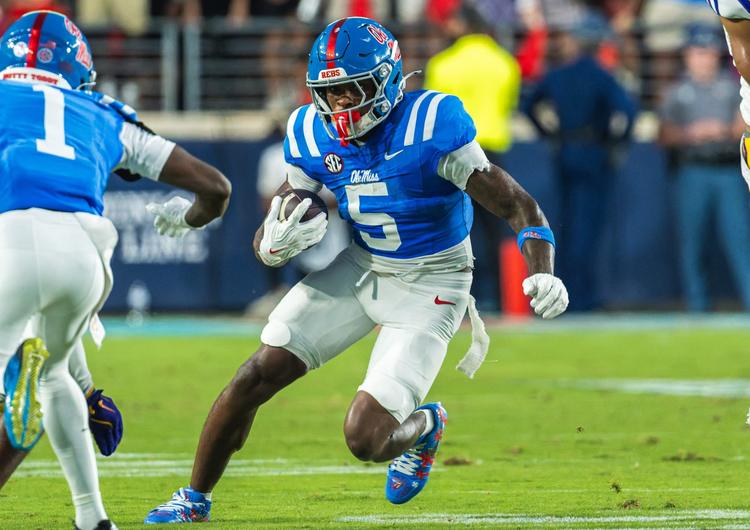 Ole Miss RB Kewan Lacy to miss Auburn game after dislocating shoulder