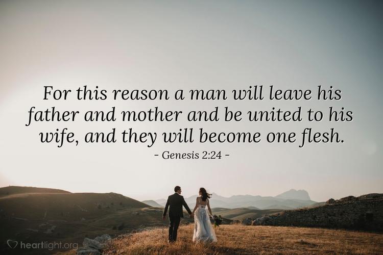 Today's Verse - Genesis 2:24
