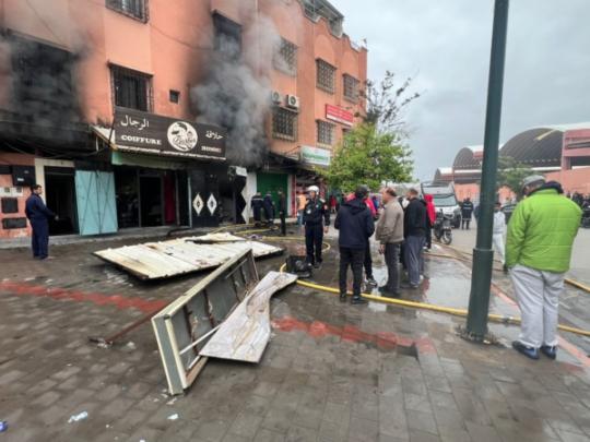 بعد حريق مصبنة وإصابة مستخدم غير مصرح به…أية مراقبة للمصالح الولائية بمراكش؟