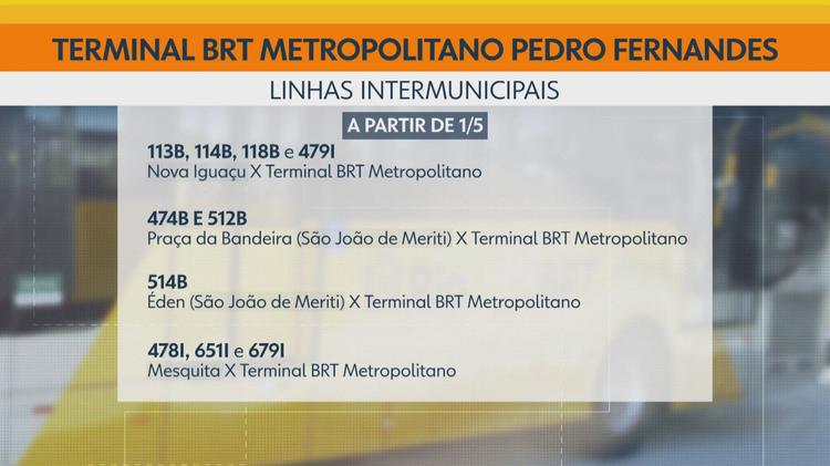 Terminal BRT Metropolitano, em Irajá, começa a fazer integração com 10 novas linhas da Baixada Fluminense; veja quais