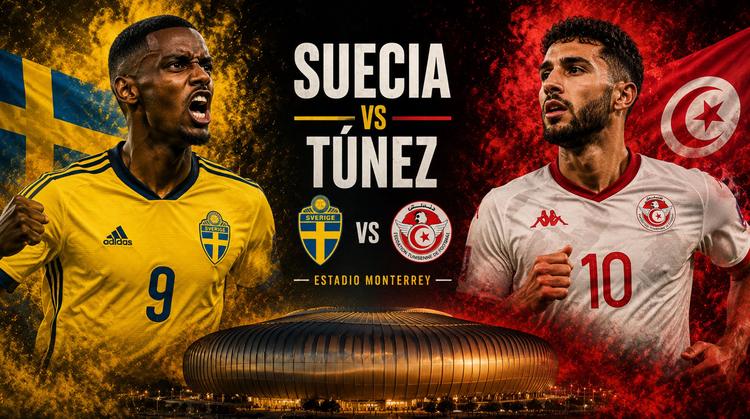 ¿A qué hora juega Suecia contra Túnez hoy? Canales de transmisión del Mundial 2026