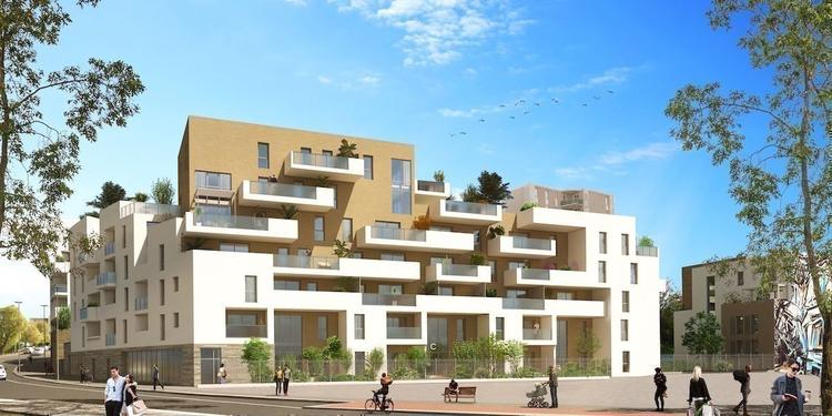 Les futurs appartements avec terrasses de la résidence Urban Essence
