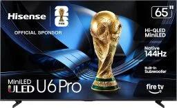 hisense 65-inch u6 pro series mini‑led uled 4k tv