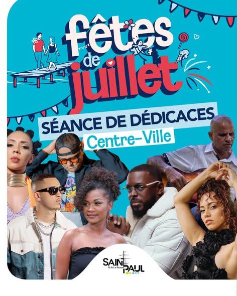 Fêtes de Juillet 2026&nbsp;: rencontrez les artistes lors des séances de dédicaces&nbsp;!