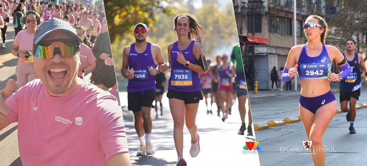 Estadio Español dijo presente en la Maratón de Santiago 2026