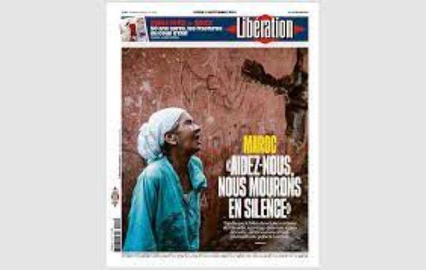 La « une » controversée de Libération sur le séisme au Maroc