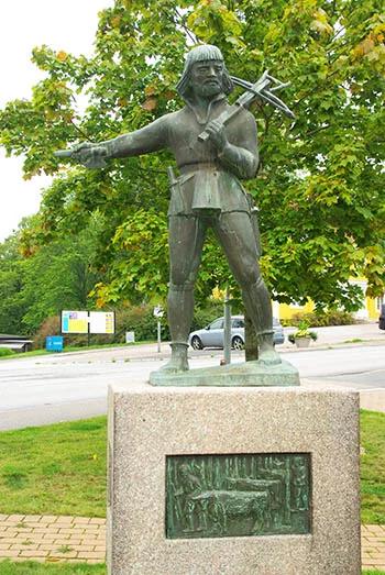Dacke-Statue in Virserum