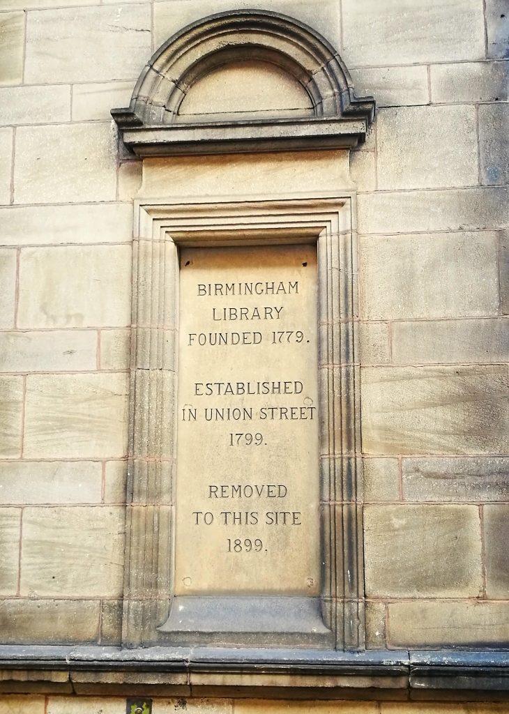 Home of the original Library of Birmingham