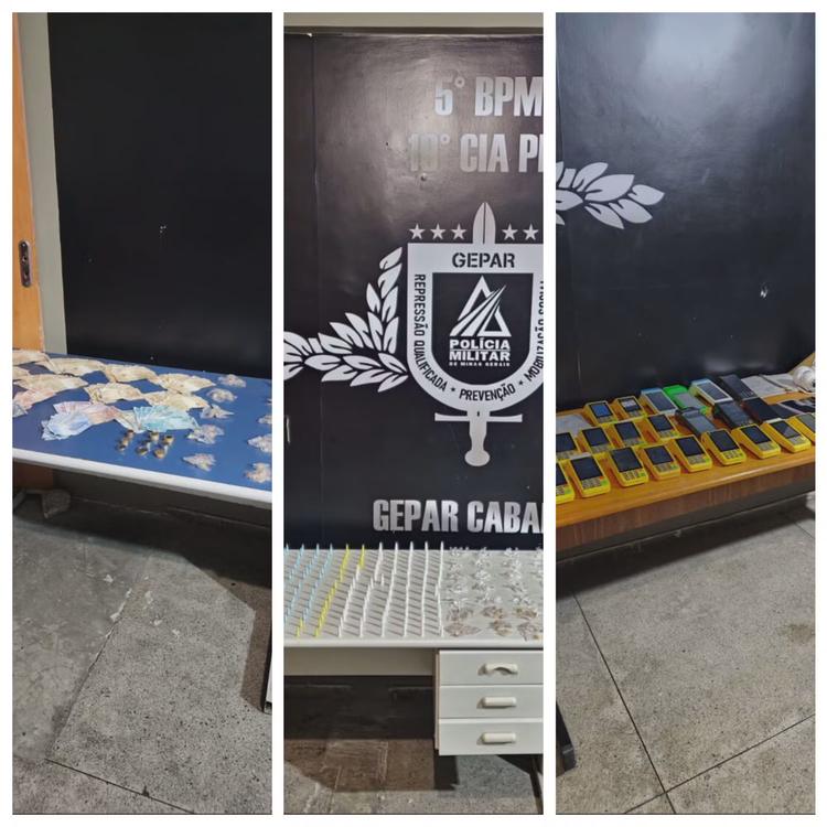 Nove pessoas são presas e um menor apreendido por tráfico de drogas com uso de máquinas de cartão em BH