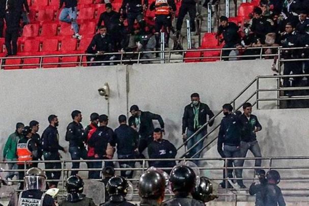 ايداع 22 شخصا السجن على خلفية احداث شغب مباراة الجيش والرجاء