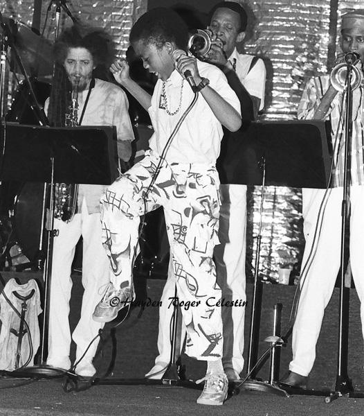 Machel-Montano NYC performance in 1987. (Hayden Roger Celestin image)
