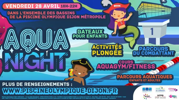 Plusieurs activités seront proposées lors de la soirée à la piscine olympique de Dijon.